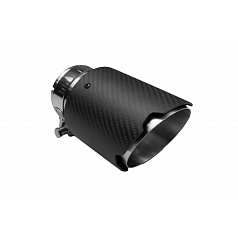 Endrohrdämpfer 101mm Eingang 76mm Carbon Matt