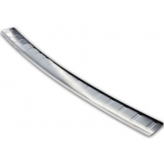 Edelstahlabdeckung - Schwellenschutz für die hintere Stoßstange Mercedes C W204 Kombi 2011-14