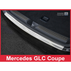 Edelstahlabdeckung zum Schutz der Schwelle der hinteren Stoßstange Mercedes GLC Coupé 2016-17