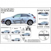 Türseitenleisten, Kia Ceed III, 2018+, HTB/Combi