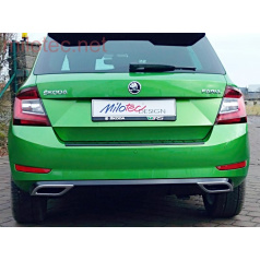 Dummy-Auspuffblenden, Fabia III. Facelift, Monte Carlo, 09/2018