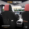 OTOM THRONE 103 RED 3-ZIP Autositzbezug-Set