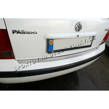 VW Passat B5 97-00 – Edelstahl-Chrom-Heckstoßstangenschweller OMSA LINE