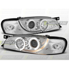 SUBARU IMPREZA 1993–00 KLARES VORDERE LICHT ANGEL EYES CHROM