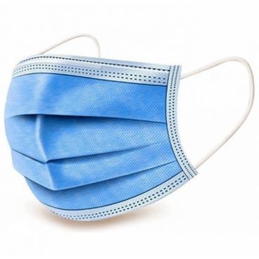 Atemschutzmaske mit 3-lagigem Schutzfilter (Farbe blau oder weiß) Atemschutzmaske mit 3-lagigem Schutzfilter (Farbe blau oder weiß)