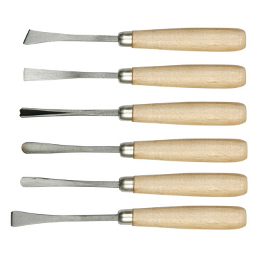 Set mit 6 Schnitzmeißeln