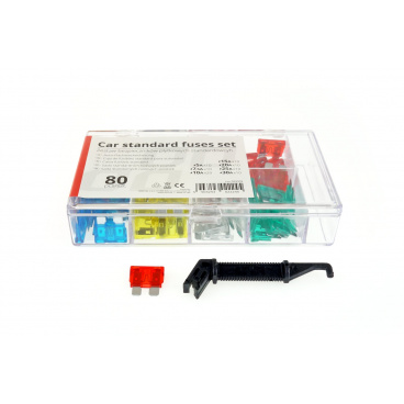 Autofehlersicherungen Standardgehäuse 80 Stk. MIX