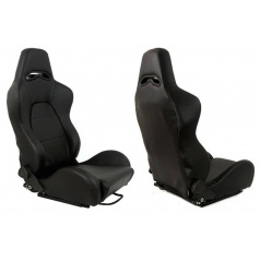 Sportstuhl DRAGO Leder Schwarz