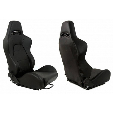 Sportstuhl DRAGO Leder Schwarz