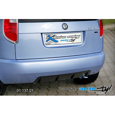 Škoda Roomster Heckdiffusor - schwarzes Design