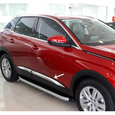 Omtec Peugeot 3008 Türseitenleisten aus Edelstahl 2016-24