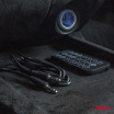 FM-Autotransmitter mit Fernbedienung 2×USB-A 12V 24V