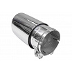Endrohr 89mm Eingang 67mm Poliert