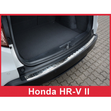 Edelstahlabdeckung - Schwellenschutz für die hintere Stoßstange Honda HR-V II 2015+