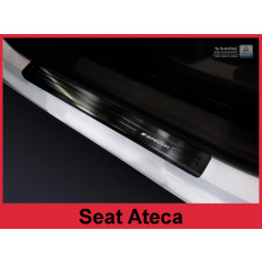 Einstiegsleisten aus Edelstahl, schwarz, 4 Stück, Seat Ateca 2015–16