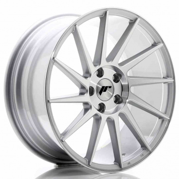 JR Wheels JR22 18x8,5 ET40 5x112 Silber Polierte Frontseite JR Wheels JR22 18x8,5 ET40 5x112 Silber Polierte Frontseite