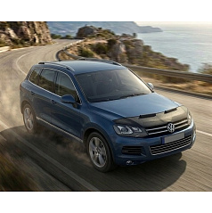 Verkleidung der Vorderseite der Motorhaube schwarz VW Touareg II 2010–18