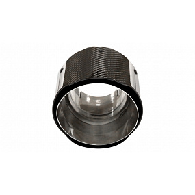 Końcówka tłumika 114mm wejście 70mm Carbon Gloss
