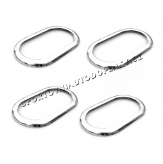 Renault Megane II 03-08 Edelstahl-Chrom-Innengriffrahmen – OMSA