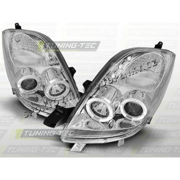 TOYOTA YARIS 2006–09 KLARES VORDERE LICHTER ANGEL EYES CHROM
