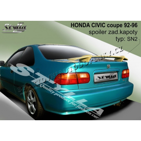 HONDA CIVIC Coupé 92-96 Heckspoiler. Hauben (EU-Homologation) HONDA CIVIC Coupé 92-96 Heckspoiler. Hauben (EU-Homologation)