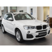 Edelstahlabdeckung - schwarzer Schwellenschutz für die hintere Stoßstange BMW X3 F25 2014+