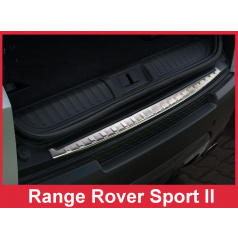 Edelstahlabdeckung zum Schutz der Schwelle der hinteren Stoßstange Land Rover Sport II L494 2013-16