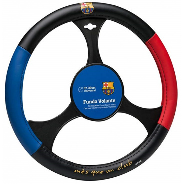 Universeller Lenkradbezug mit FC BARCELONA-Logo 37-39 cm