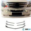 Edelstahl-Frontmaskenabdeckung Omtec Mercedes Sprinter W906 (FL) 2013-18