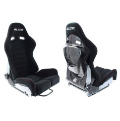 Sport-Hartschale SLIDE X3 schwarz Wildleder / Carbon 3 Größen