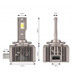 LED-Autolampe XD D1S, D1R 70W 6500K 8600LM (mit Widerstand) 2 Stk