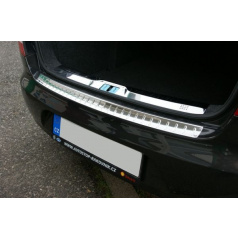 Škoda Superb II Limousine – EDELSTAHL Chrom Heckstoßstangenschutzschwelle KI-R