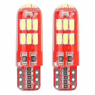 Glühbirne 15 SMD LED T10 (W5W) 12V/24V weiß CAN-BUS
