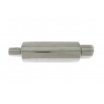 Sportauspuff TurboWorks runde Endspitze abgewinkelt (Einlass 51 mm, Spitzendurchmesser 77 mm)