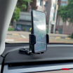 Telefonhalter für das Armaturenbrett, um 360° drehbar AMiO-04137