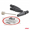 Reifenreparaturset mit Kompressor 19 mm 12 V AMIO-04929