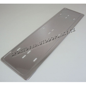 Podložka pod SPZ nerezová