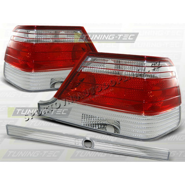 MERCEDES W 140 S-KLASSE 1995-98 RÜCKLEUCHTEN ROT WEISS