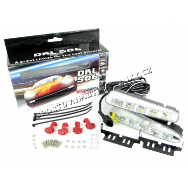 Tagfahrlicht schräg 2x5W große LEDs, Breite/Höhe 160X25 mm