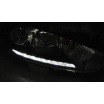 Ford Fiesta MK7 2013- Klare Frontleuchten LED DRL schwarz