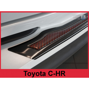 Carbon kryt- ochrana prahu zadního nárazníku Toyota C-HR 2016+
