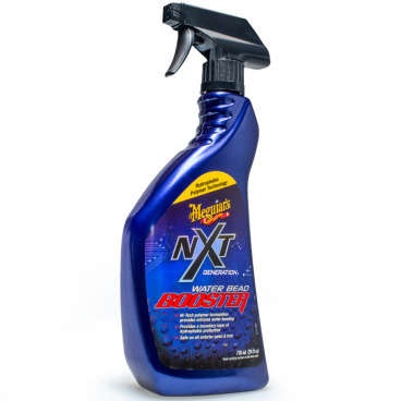 Meguiar's NXT Water Bead Booster-Präparat zur Erzeugung eines extrem hydrophoben Effekts und Polymerschutzes 710 ml
