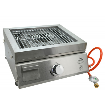 NAPOLI Tisch-Gasgrill + Pizzaofen + Grillplatte NAPOLI Tisch-Gasgrill + Pizzaofen + Grillplatte