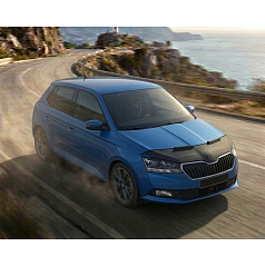 Schwarze Motorhaubenverkleidung für die Vorderseite Skoda Fabia 2015-21