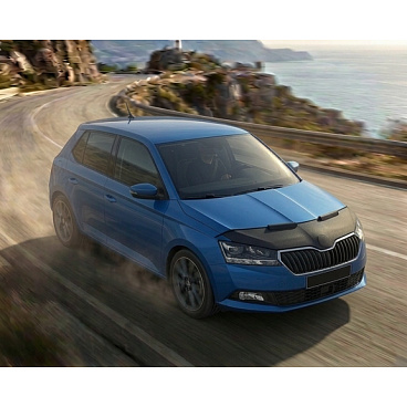 Schwarze Motorhaubenverkleidung für die Vorderseite Skoda Fabia 2015-21