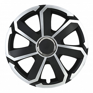 Radkappen für Auto AEROSPIN 16 Zoll schwarz-silber Radkappen für Auto AEROSPIN 16 Zoll schwarz-silber