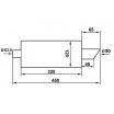 TurboWorks Sportauspuff, lange runde Spitze 90 mm, Einlass 60 mm