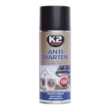 Spray zum Schutz der Leitungen vor Nagetieren und Mardern K2 400 ml Spray zum Schutz der Leitungen vor Nagetieren und Mardern K2 400 ml