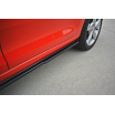 Diffusoren unter den Seitenschwellern für Škoda Rapid, Maxton Design (glänzend schwarzer ABS-Kunststoff)
