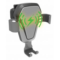 Telefonhalter LUKE-V kabelloses Laden 10W Silber